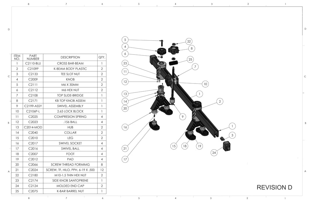 K-Beam® Bridge Lifter with Adapters