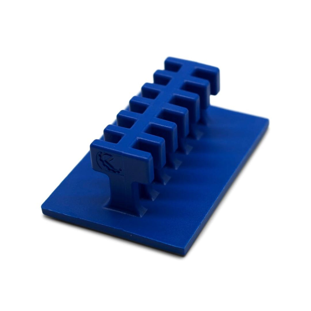 Centipede® 38 x 54 mm (1.5 x 2 in) Blue Rigid Crease Glue Tab