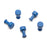 KECO 9 mm / 0.4" Blue Smooth Round Glue Tabs (5 Pack)