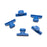 KECO 83 mm / 3.3" Blue Smooth Crease Glue Tabs (5 Pack)