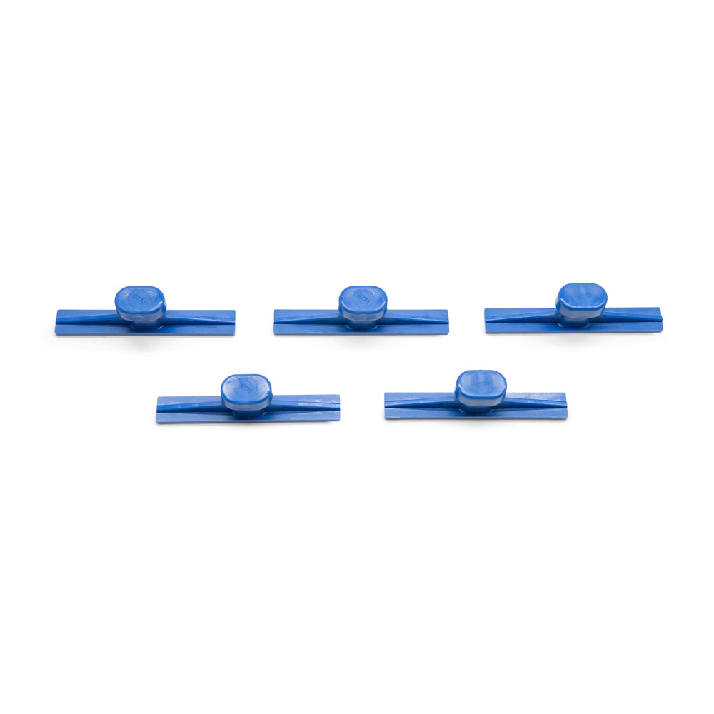 KECO 70 mm Blue Smooth Skinny Crease Glue Tabs (5 Pack)