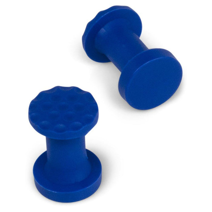 KECO 11 mm Blue Smooth and Dimpled Dual Surface Flip Hail Tabs (5 Pack)
