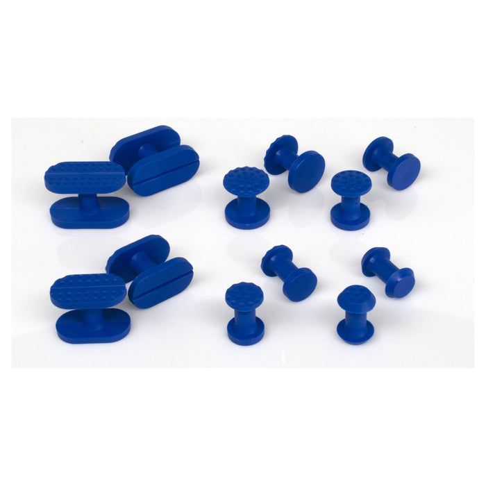 KECO 8 mm Blue Smooth and Dimpled Dual Surface Flip Hail Tabs (5 Pack)